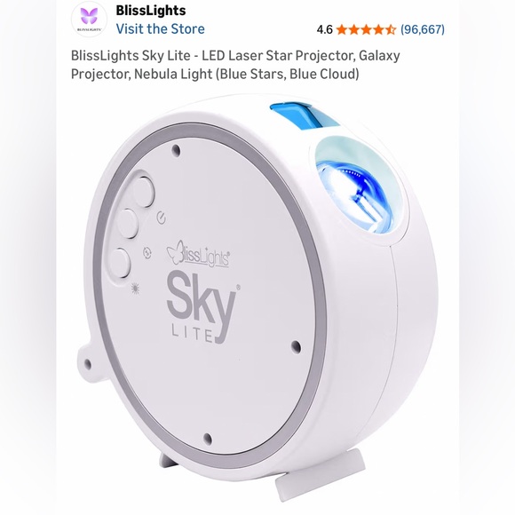 🤩 🌌 💫 BlissLights Sky Lite Projector 📽️ SOLD OUT ONLINE! Amazing Effects! - Picture 7 of 8